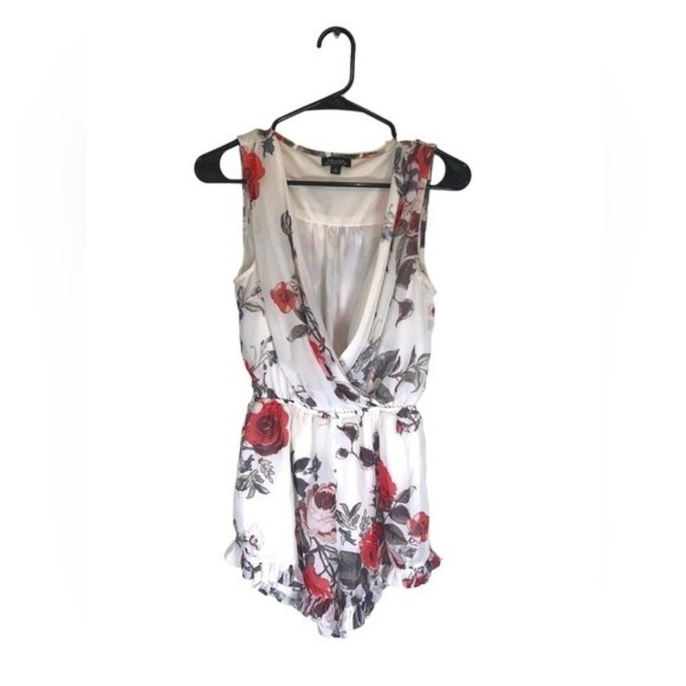 J for Justify Floral Romper Spring Summer Special Occasion‎ Size Small